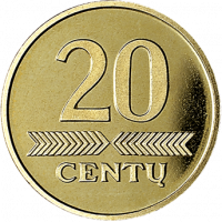 Lietuva 2008 20 centų