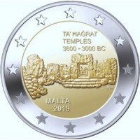 Malta 2019 Ta' Hagrat šventykla Kalyklos ženklas F