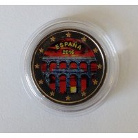 Ispanija 2016 Segovijos akvedukas spalvota