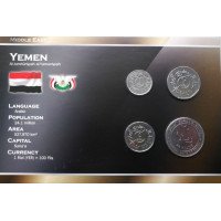 Jemenas 2001-2009 metų monetų rinkinys lankstinuke