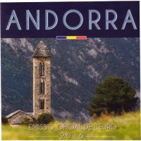 Andora 2016 Euro monetų BU rinkinys