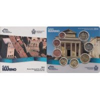 San Marinas 2014 Euro monetų BU rinkinys